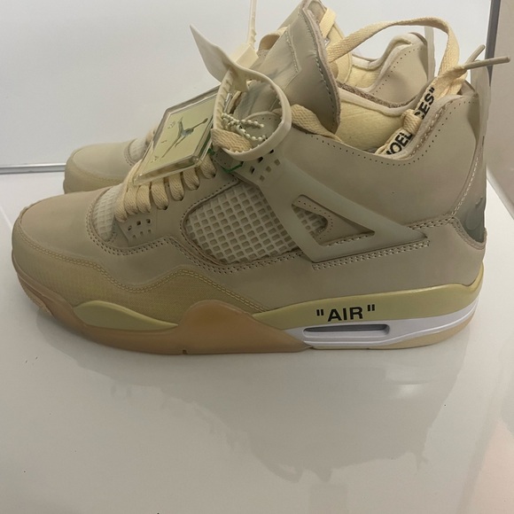 Jordan Air Jordan 4 Retro Off-White Sail Size 11M Deadstock RARE StockX ✅✅